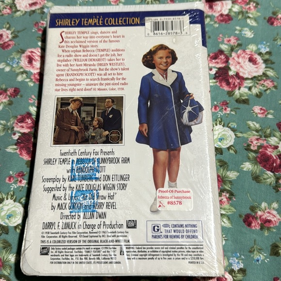 Shirley Temple movies VHS 📼 lot of 3. In good condition. Unopened. Vintage find - Picture 3 of 9